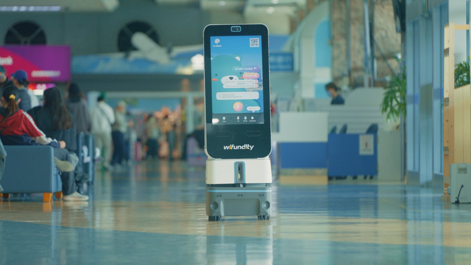 AI導覽機器人現場